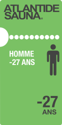 Entrée moins de 27 ans Atlantide Sauna Paris