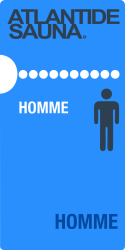 Entrée Homme Atlantide Sauna Paris